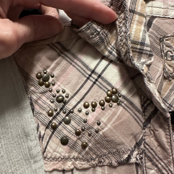 Johnny Cash poncho upcycle shear raw hem - Picture 11 of 11